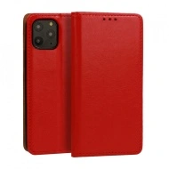 Husa pentru SAMSUNG GALAXY A22 4G, rosu, (piele italiana originala)
