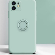 Husa pentru Xiaomi Redmi NOTE 10 / NOTE 10S, Vennus Silicone cu inel, menta