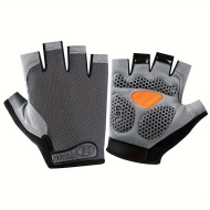 Manusi sport antiderapante, repirabile, marimea L, gri, PMVA55982