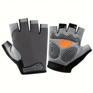 Manusi sport antiderapante, repirabile, marimea L, gri, PMVA55982