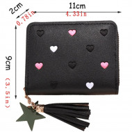 Portofel Fashion De Dama, negru, PTL026-V1