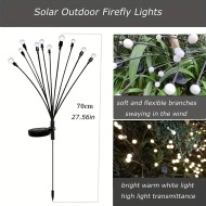 Set 10 Lumini Solare LED pentru Exterior – Lumină Caldă, Rezistente la Apă, Montaj Ușor, PMXP12070 - Img 2