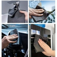 Set 5 lavete magice pentru curățat oglinzi și geamuri, ultra-absorbante, TMMV65545