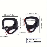 Set 50 bucati Cleme din Plastic Durabil pentru Plasa de Umbrire - Perfecte pentru Sere, Parasolare si Mobilier de Exterior, PMRA78149
