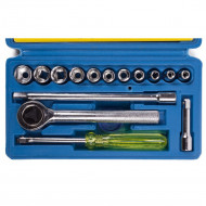 Set de chei tubulare cu surubelnita, 17 piese, PM0103953
