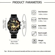Ceas Barbatesc, Quartz Geneva, GEN310 - Img 3