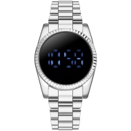 Ceas Dama Fashion Touch Screen Digital, Argintiu, LD097-V1