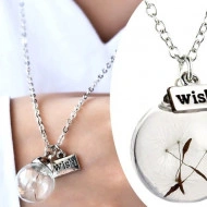 Colier cu sfera din sticla, Wish, COL167 - Img 2
