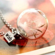 Colier cu sfera din sticla, Wish, COL167 - Img 4
