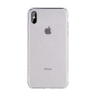 Husa pentru SAMSUNG GALAXY A02S, CRYSTAL GLITTER, argintiu