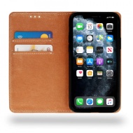Husa pentru SAMSUNG GALAXY S21, negru, (piele italiana originala)