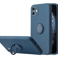 Husa pentru Xiaomi MI 11 PRO, Vennus Silicone cu inel, albastru