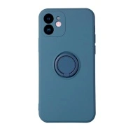 Husa pentru Xiaomi MI 11 ULTRA, Vennus Silicone cu inel, albastru - Img 2
