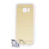 Husa Samsung Galaxy S7 Edge Silicon Mirror Auriu