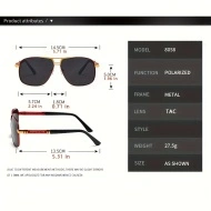 Ochelari de soare polarizați, unisex, TMGJ151749 - Img 2