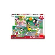 Puzzle Mickey si Minnie, 3x55 piese - DINO TOYS - Img 2