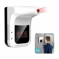 Scanner temperatura, termometru profesional medical IR , acumulator inclus , 50 oameni pe minut , fara contact , montaj perete sau trepied, acumulator si incarcator priza , pentru institutii , firme , scoli , sedii