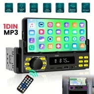 Sistem audio auto digital 1DIN cu radio MP3 pentru mașină 12V, PMDP78769