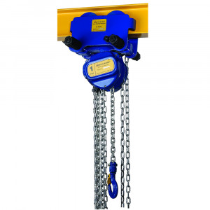 Palan manual combinat cu carucior pe lant 0.5 tone, lungime: 3 metri