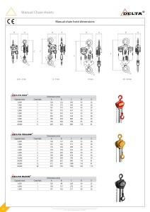 PALAN MANUAL CU LANT DELTA