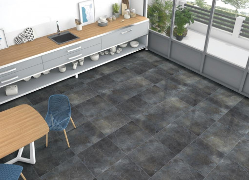 6165 P.P.PLOCICE 60X60 221-LERISO GLOBAL BLACK MAT 1.44M2 ITACA