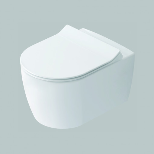2785 IDEVIT KONZOLNA SOLJA ALFA BELA MAT SA WC DASKOM