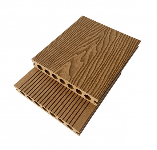 5858 WPC DASKA 3D TEAK 03 ULTRA STRONG 22X140X2200MM A