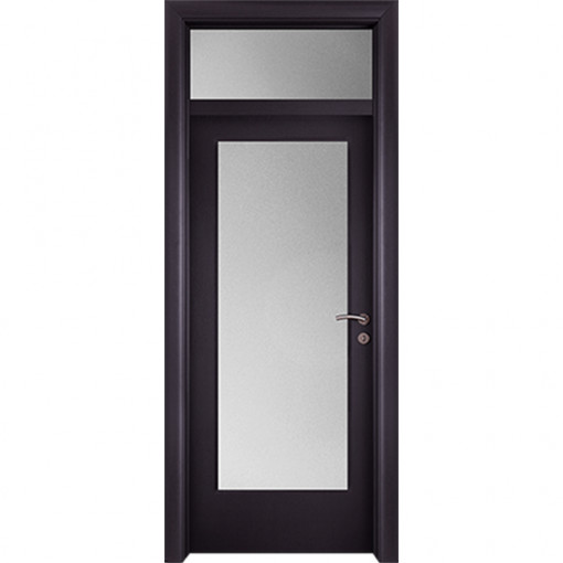100032 Sobna vrata SOLID P3 Otvor Sa Nadsvetlom Grafit