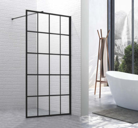20 TUS KABINA 100X190 B6088 BLACK FRAME / A