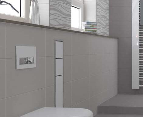 9541 K.PLOC HABITAT GREY 25X50 1 KL /1,25M2/ KK A