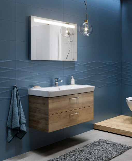 804 CERSANIT SET B349 KABINET+LAVABO 80 WALNUT