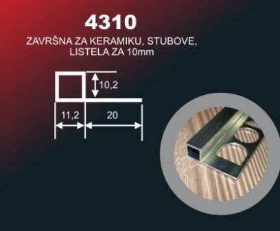 3592 ALU LAJSNA 4310 C35 CRNA MAT