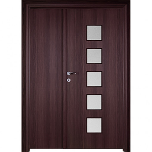 100067 Sobna vrata TERRA Otvor P4 Dvokrilna Wenge