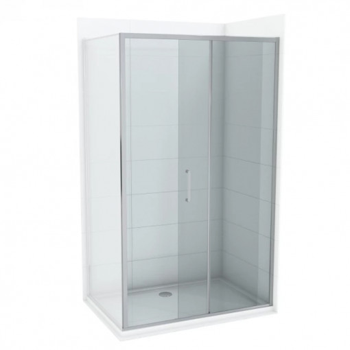Stakleni paravan CONCEPT DEVON 100x195cm staklo 6mm providno sa tankim ramom
