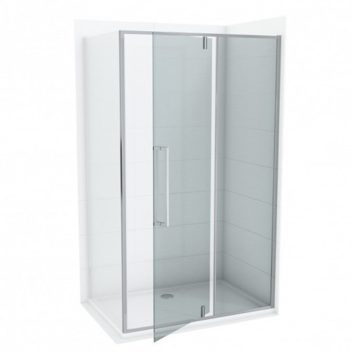 Stakleni paravan CONCEPT ABSOLUT 90x200cm staklo 6mm providno sa pivot vratima