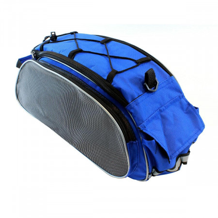 Geanta transport albastra pentru portbagajul bicicletei AVX-RW2B