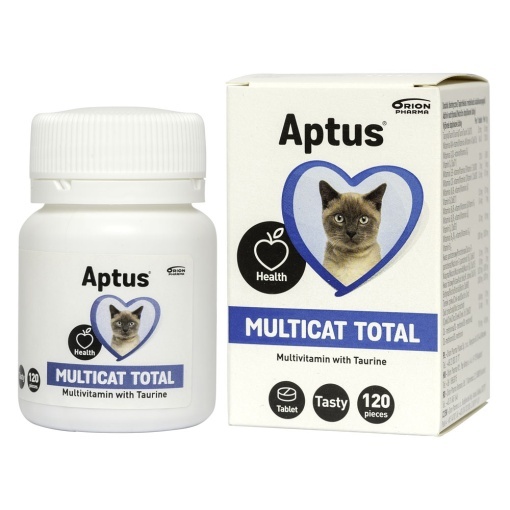 Aptus Multicat Total – Supliment complex Pentru sustinerea starii generale de sanatate pentru pisici, 120 tablete