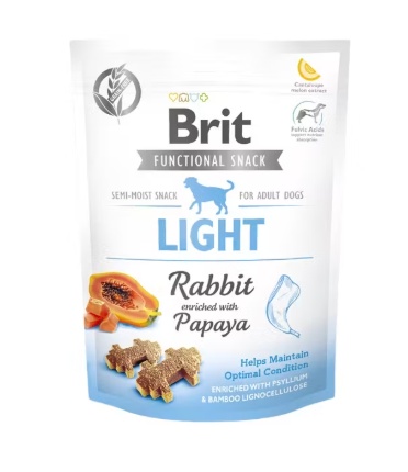 Brit Care Dog Snack Light Rabbit – Recompense tip biscuiți cu iepure pentru câini, 150 g