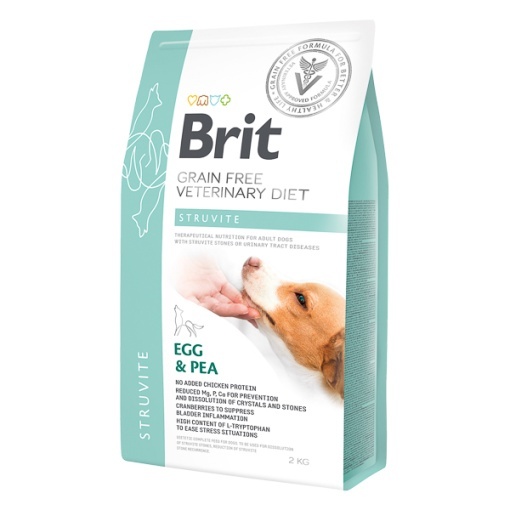 Brit Grain Free Veterinary Diets Dog Struvite – Hrana dietetica uscata cu proteina din ou pentru afectiunile tractului inferior
