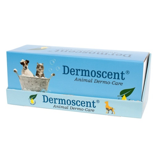 Dermoscent Shampoo Box Refill – Sampon nutritiv pentru utilizare frecventa, 20 plicuri x 15 ml (4 cutii)