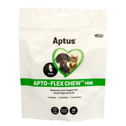 Aptus Apto-flex chew mini - Supliment pentru mobilitate si flexibilitate articulara pentru câini si psici de talie mica 40 tablete