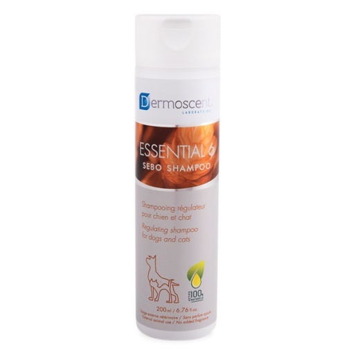 Dermoscent Essential 6 Sebo Shampoo – Sampon pentru reglarea sebumului, caini si pisici, 200 ml