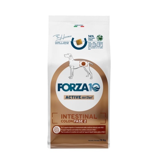 FORZA10 INTESTINAL COLON FASE 2 – Hrana uscata functionala pentru caini, faza de mentinere a confortului colonic, 10kg
