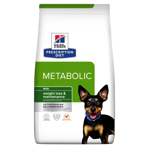 Hill's PD Metabolic Mini – Hrana dietetica cu pui pentru controlul greutatii