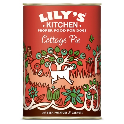 Lily's Kitchen Dog – Hrana umeda completa cu vita pentru caini adulti, 400 g