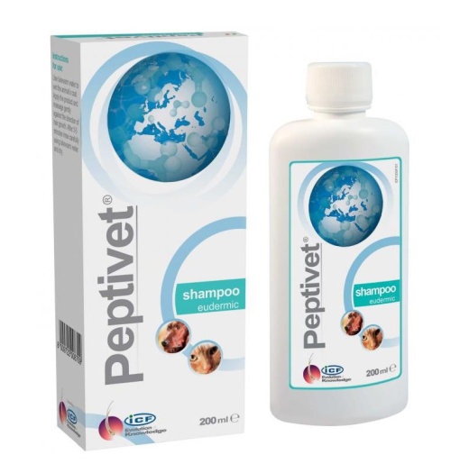Peptivet Sampon Dermatologic – Sampon antimicrobian si antimicotic pentru caini si pisici, 200 ml