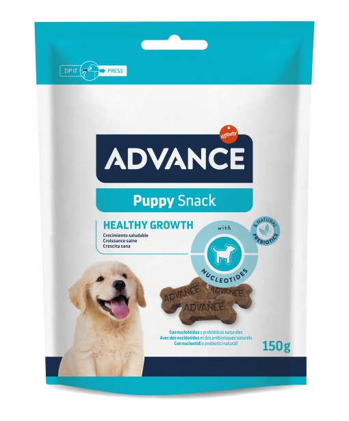 Advance Puppy Snack – Gustare functionala pentru catei (3-18 luni) pentru dezvoltare optima in crestere, 150g