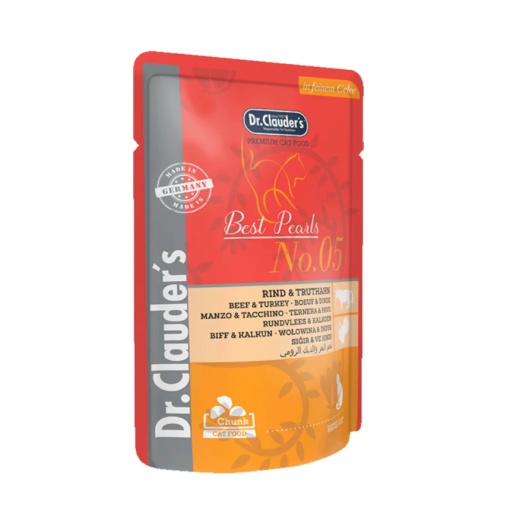 Dr. Clauder's Cat – Hrana umeda completa cu Vita si Curcan pentru pisici adulte 100g