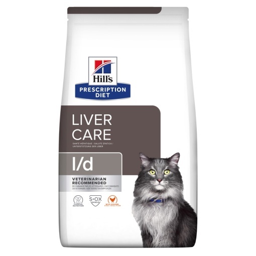 Hill's PD l/d – Hrana cu pui pentru suport hepatic 1.5kg