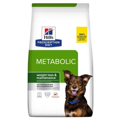 Hill's PD Metabolic – Hrana dietetica cu miel si orez pentru controlul greutatii